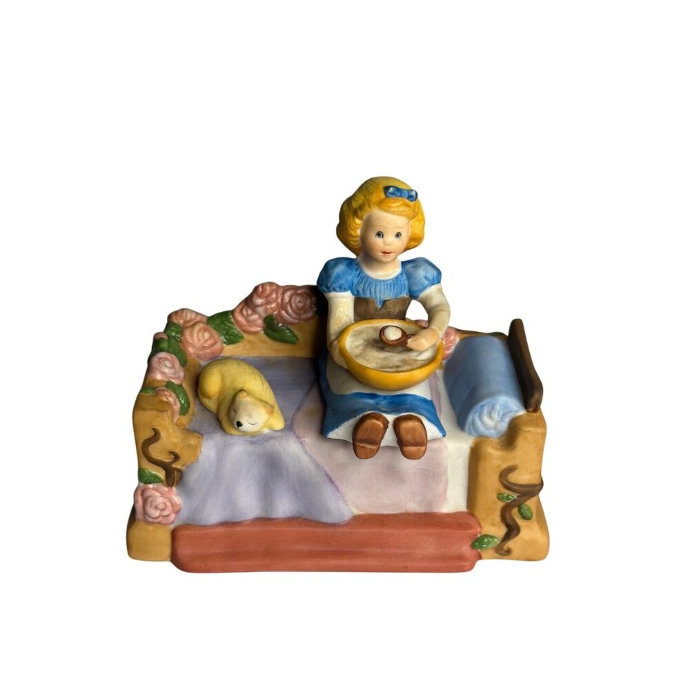 VTG 1988 Franklin Mint Sleeping Beauty Figurine Maggie‎ Murphy Porcelain Display